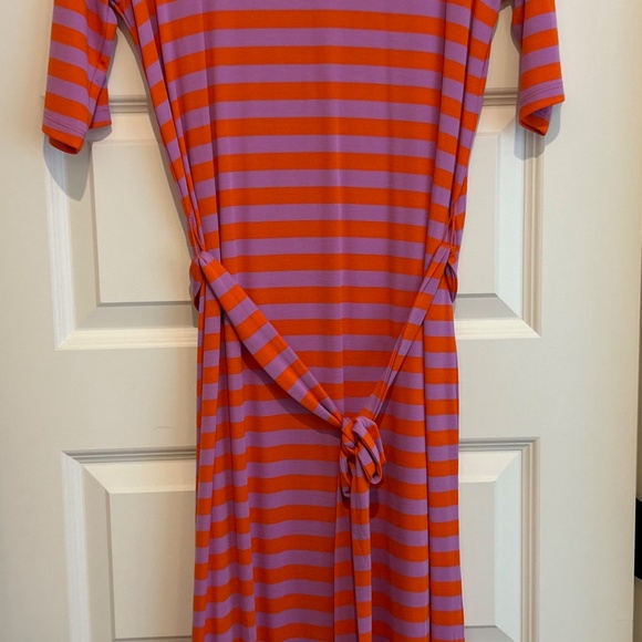 Ann Taylor’s - Red and Purple Stripped Dress - Picture 3 of 3